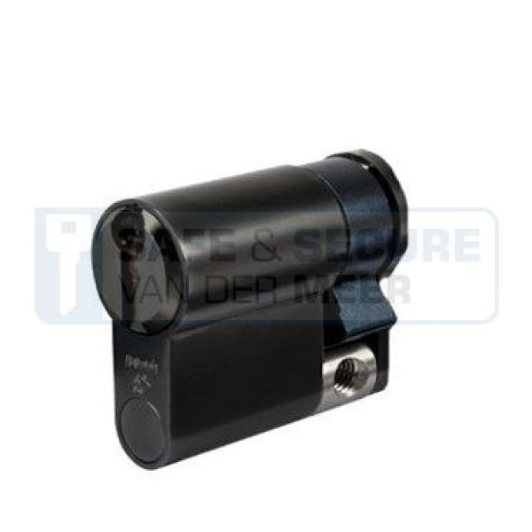 Zwarte Profielcilinders (Enkel) 17 mm. Pfaffenhain EB SKG**