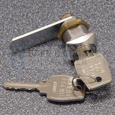 Eurolocks automatencilinder type 0802-52 90º linksdraaiend, (L=20 mm.), ZONDER SLUITLIP 