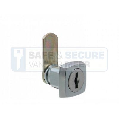 Eurolocks automatencilinder  type 4239-51 90º rechtsdraaiend, (L=20 mm.), ZONDER SLUITLIP 
