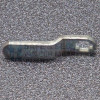Eurolocks losse sluitlip Kruis-aansluiting 2 mm. dik, type 7241240 haaks gebogen 4,8 mm. lengte 40 mm. 