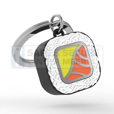 Metalmorphose sleutelhanger sushi  