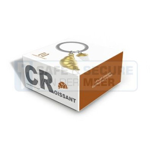 Metalmorphose sleutelhanger croissant  