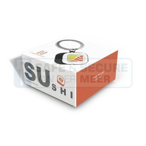 Metalmorphose sleutelhanger sushi  
