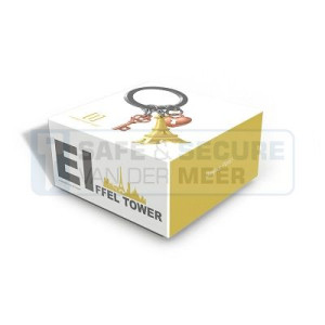 Metalmorphose sleutelhanger eiffeltoren (goudkleurig) 