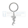 Metalmorphose sleutelhanger rugbyer in zilverkleur, UITLOPEND ARTIKEL! 