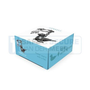 Metalmorphose sleutelhanger zeehond  