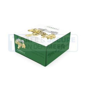 Metalmorphose sleutelhanger tijger  