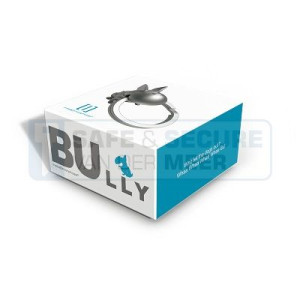 Metalmorphose sleutelhanger bully zilverkleurig, 