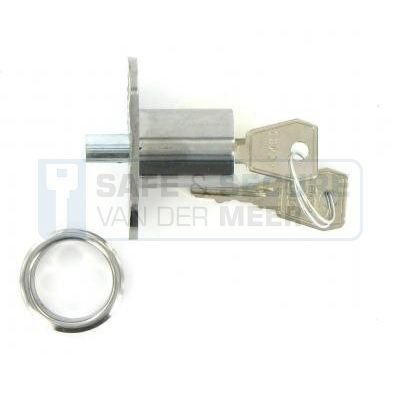 Eurolocks drukcilinder Ø22 mm. type 4160-55 lengte huis 26 mm., sluitstift Ø8 mm.  Eurolocks drukcilinder Ø22 mm. type 4160-55 lengte huis 26 mm., sluitstift Ø8 mm.