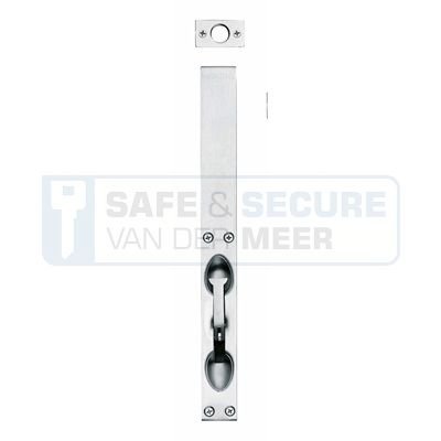 Intersteel kantschuif RVS uitvoering 25x300 mm. 