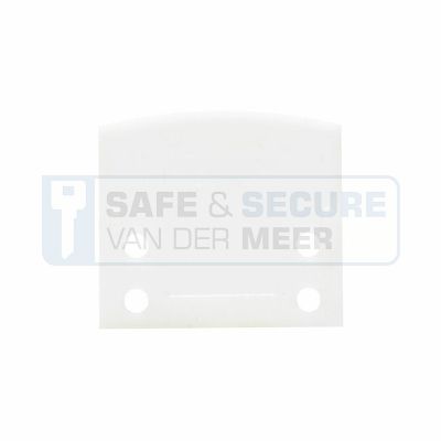 Axa onderlegplaatje t.b.v. Axa oplegslot 3012 in wit 