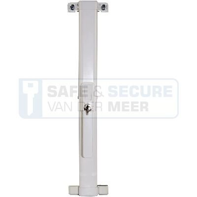 Abus opleg-stangenslot type FOS550, lengte stangen 75 cm. - 118 cm. - 150 cm. in wit 