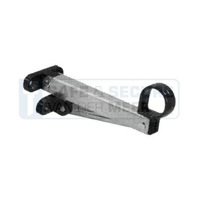 Axa raamuitzetter type Axaflex 2488-50-81E max. opening 75 mm, niet wegdraaibaar, RVS met kunststof handvat 