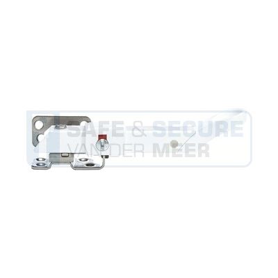 Axa veiligheids combi-raamuitzetter type Axaflex 2660-20-74/E, wegdraaibaar RVS met wit  kunststof handvat SKG*®