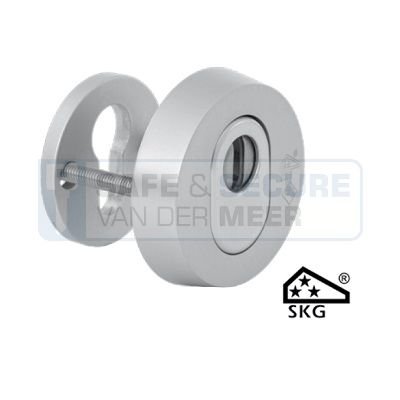 Dieckmann veiligheidsrozet, rond type D7055F kerntrekbeveiliging voor cilindergat, in F1-kleur SKG***®