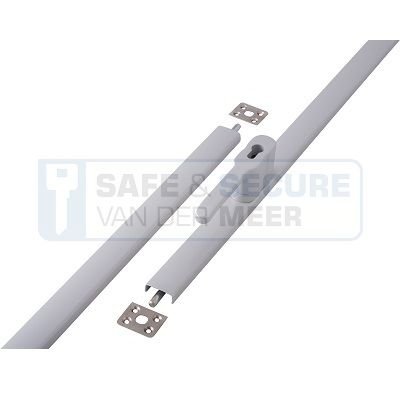 DX afsluitbaar deurespagnolet F1 epoxy afwerking, exclusief enkele profielcilinder lengte 2500 mm. SKG**® DX afsluitbaar deurespagnolet F1 epoxy afwerking, exclusief enkele profielcilinder lengte 2500 mm. SKG**®