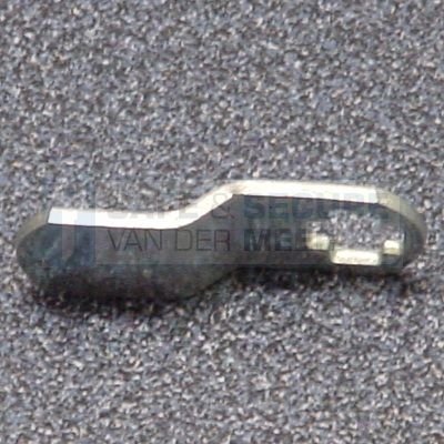 Eurolocks losse sluitlip Kruis-aansluiting 2 mm. dik, type 7231255 schuin verloop 4,8 mm. lengte 55 mm. 