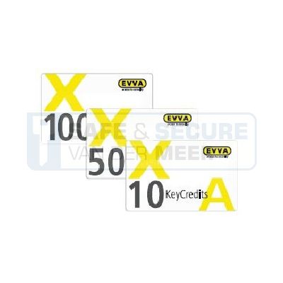 Evva KeyCredits 10 x "Prepaid-tegoed" om rechtenwijzigingen te kunnen doen 
