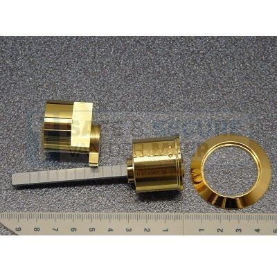 Pfaffenhain set cilinders voor Ikon 162 Deltus in messingkleur, binnen- & buitencilinder SKG**®