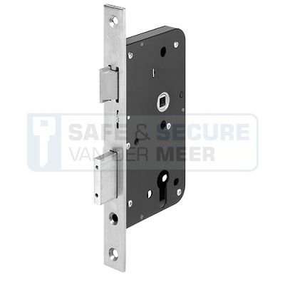 Lips insteek anti-paniekslot type 2424, vastzetinrichting voor dagschoot doorn 60 mm., hart 72 mm. 