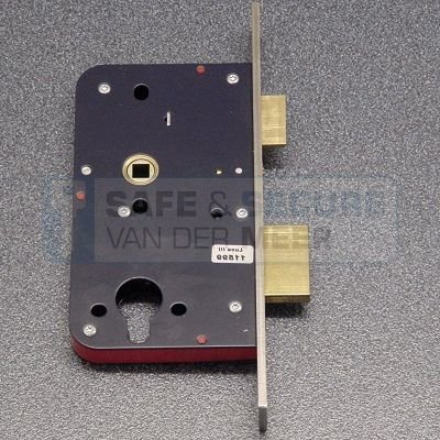 Lips insteek anti-paniekslot type 2428, vastzetinrichting voor dagschoot doorn 50 mm., hart 73,5 mm. 