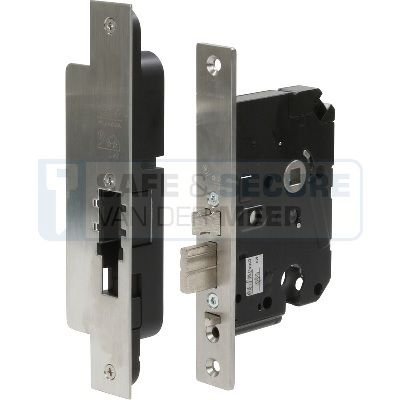 Nemef insteek anti-paniekslot type 4119-18-50 automatisch vergrendeld, doorn 50 mm., hart 55 mm. SKG**®